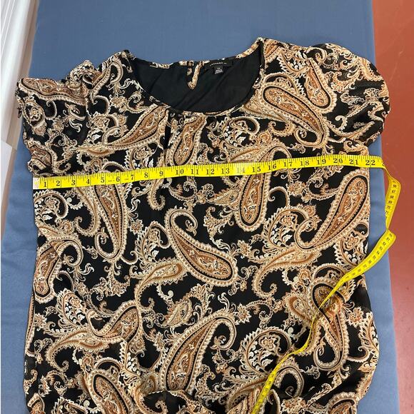 Tamara H Women’s Short Sleeve Crewneck Top Multicolor Size L - Picture 7 of 10